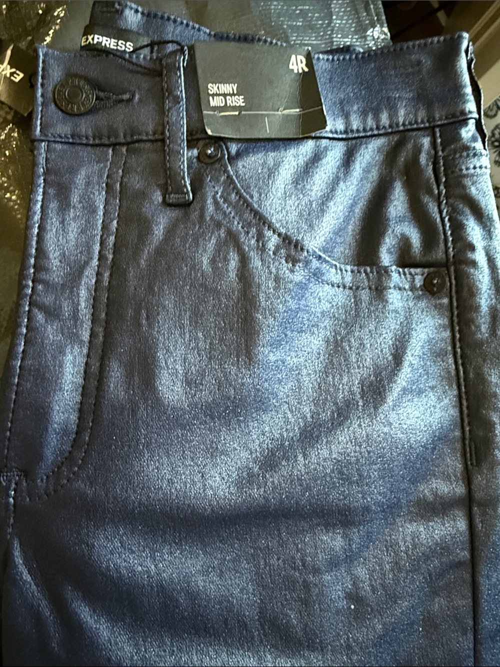 Express Women’s Navy Skinny Jeans